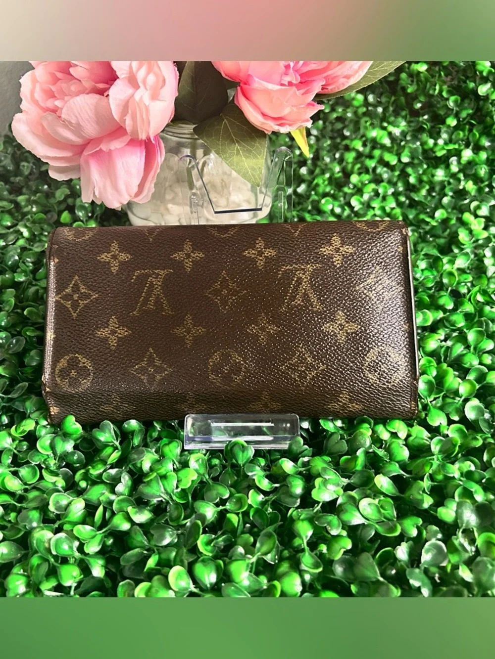 Vintage Louis Vuitton Monogram Long Wallet w/ Pen Loop - Picture 3 of 13